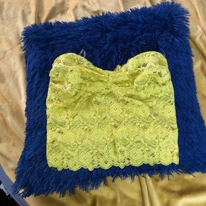 lace strapless bandeau